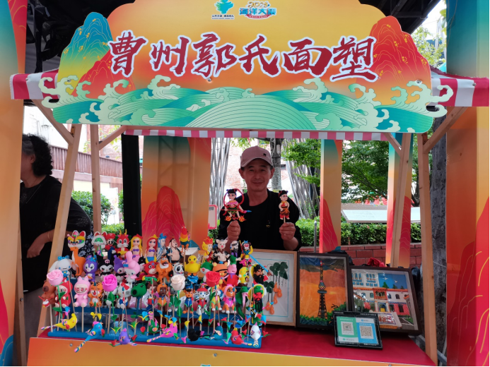 会了吧！20余项沿黄流域老手艺惊艳国庆打卡值爆表pg电子中文模拟器青岛市市北区非遗手造大集也太(图5)