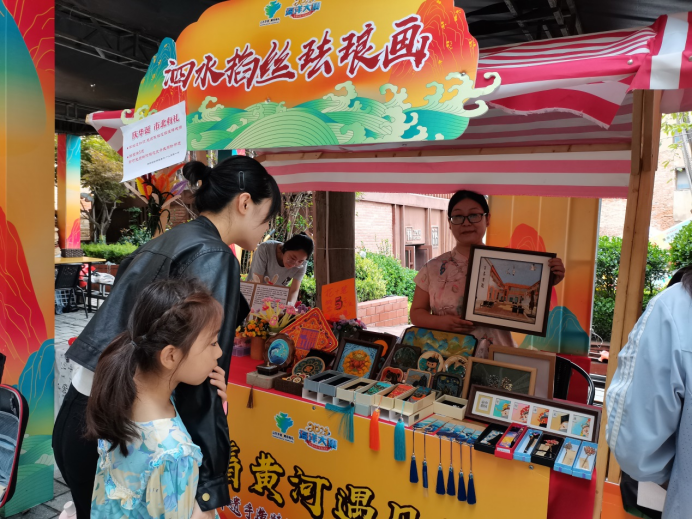 会了吧！20余项沿黄流域老手艺惊艳国庆打卡值爆表pg电子中文模拟器青岛市市北区非遗手造大集也太(图6)